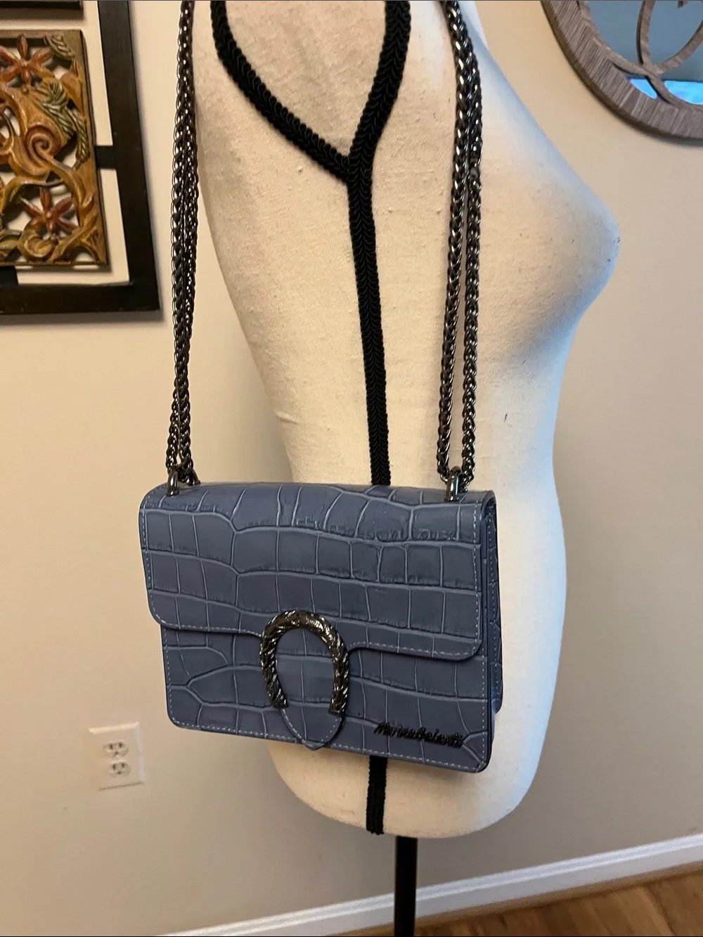 Marina Galanti leather crossbody, made in Italy 🇮🇹, new